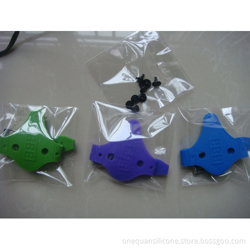fashion silicone key purse, silicone keychain
